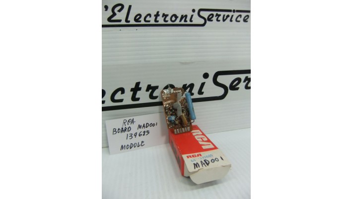 RCA  139685 module MAD001